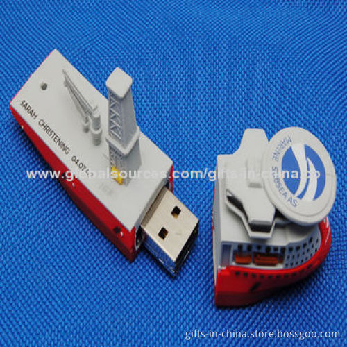 Customized USB Flash Drive, Supports Plug-and-play Function, Moisture-resistant Feature